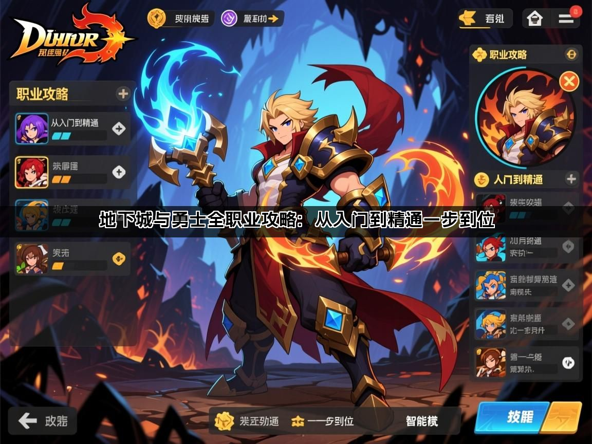 地下城与勇士全职业攻略：从入门到精通一步到位