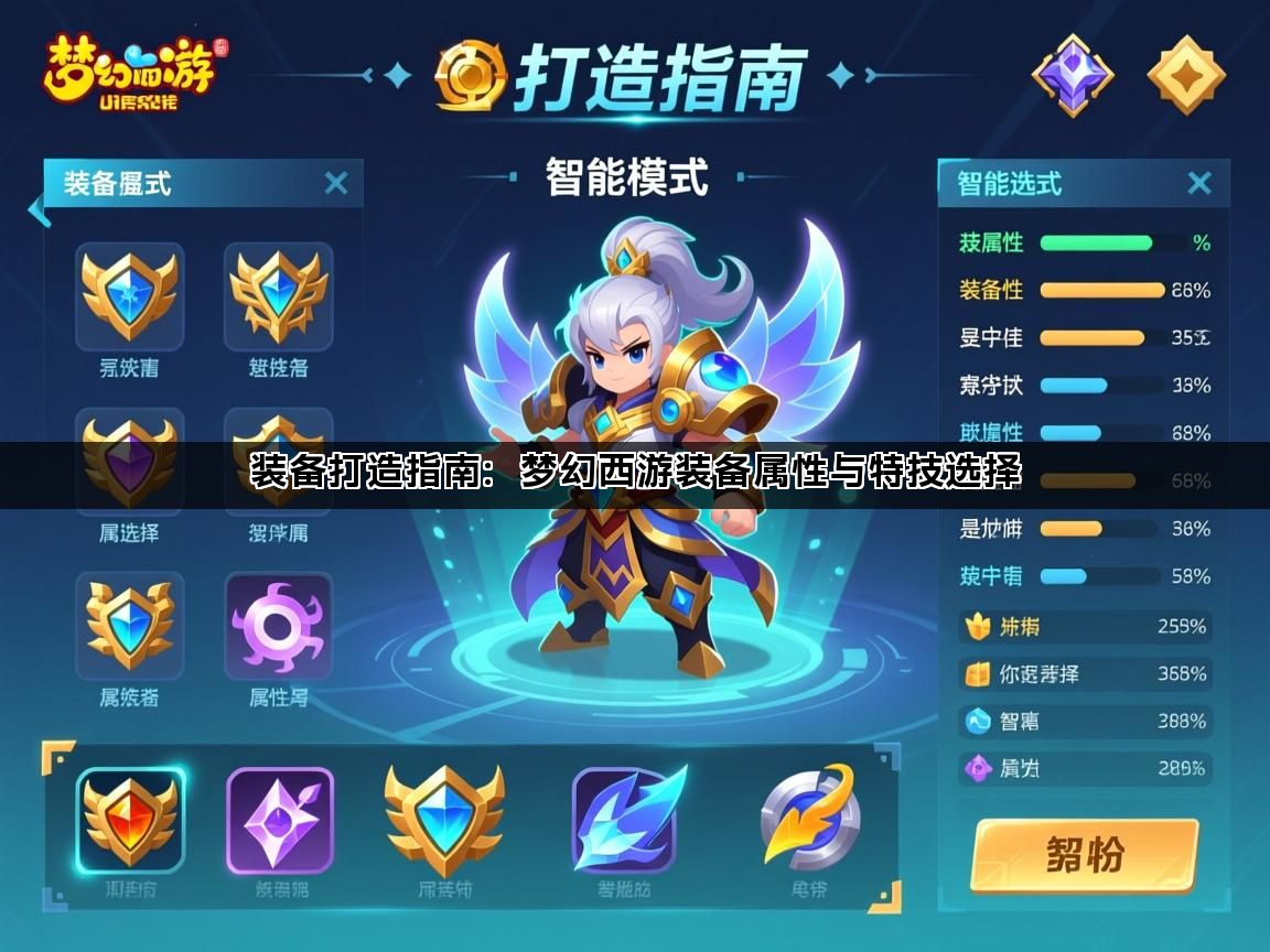 装备打造指南：梦幻西游装备属性与特技选择