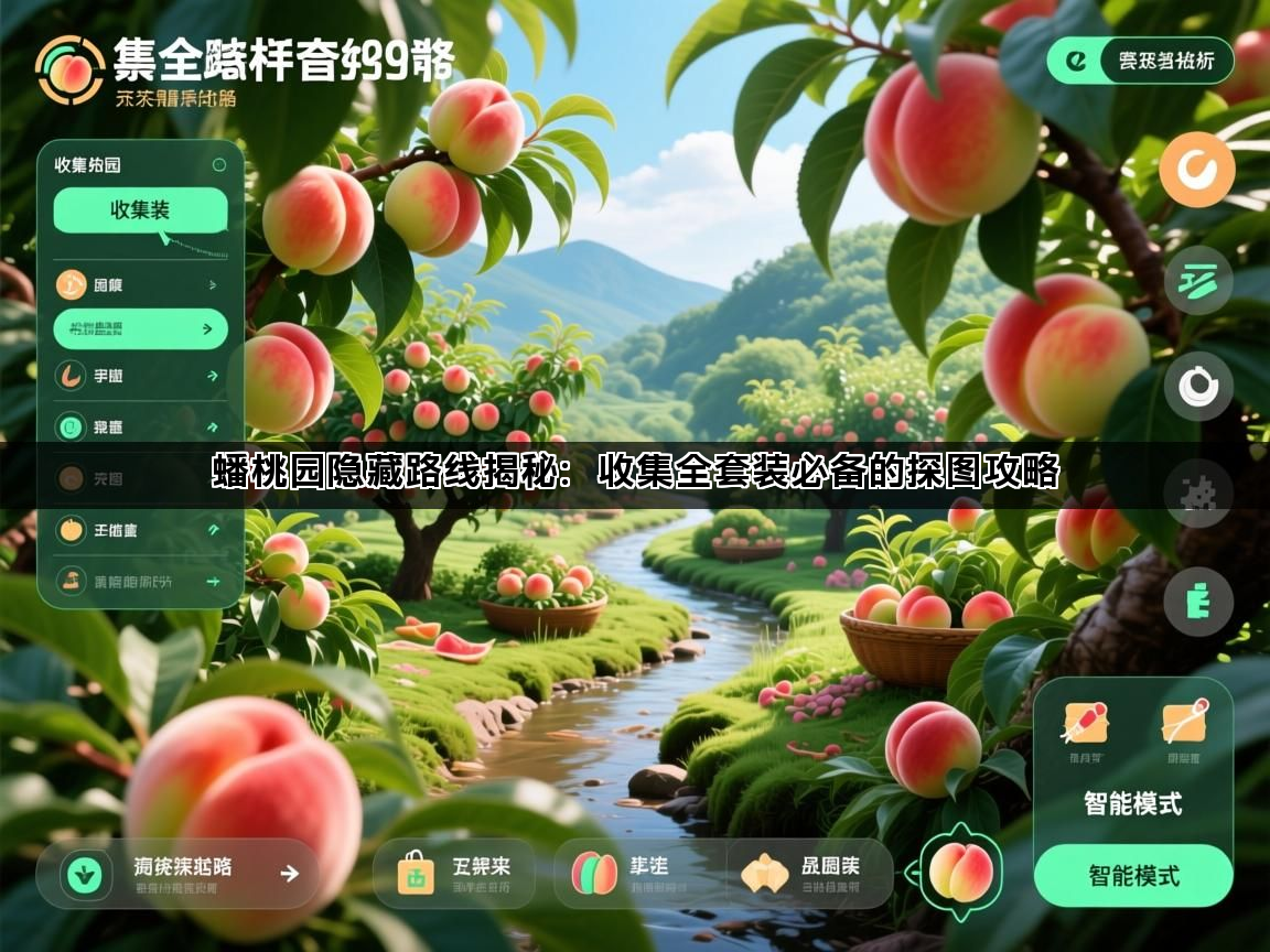 蟠桃园隐藏路线揭秘：收集全套装必备的探图攻略