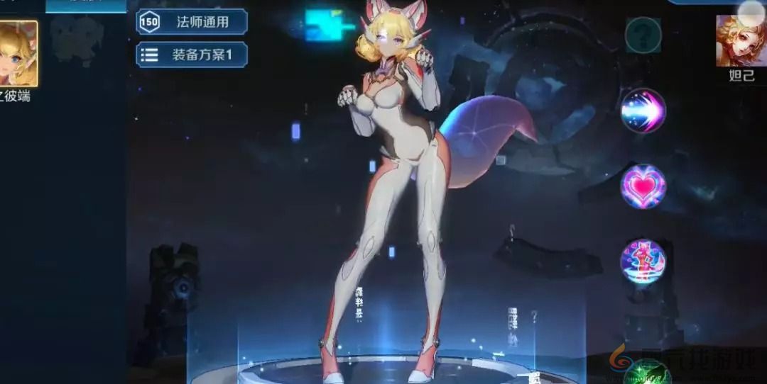 《王者荣耀》妲己二次元皮肤时之彼端预览(图2)