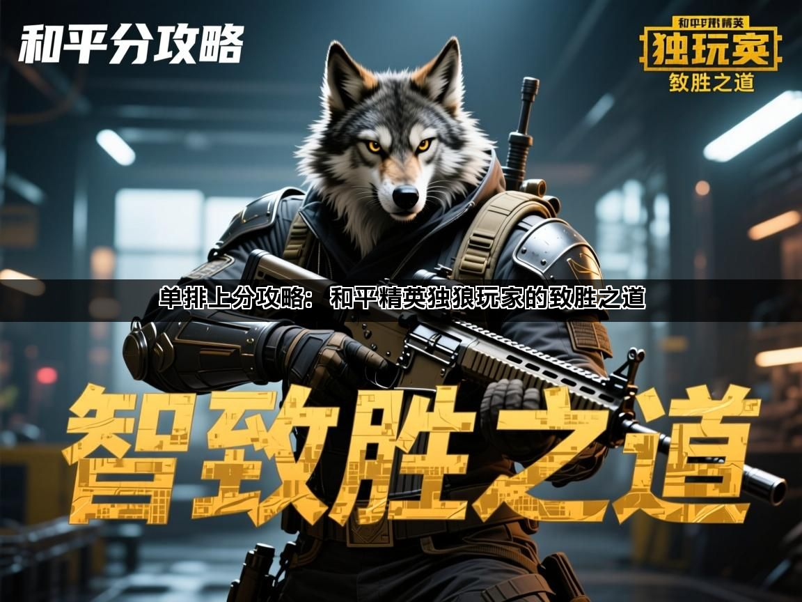 单排上分攻略：和平精英独狼玩家的致胜之道