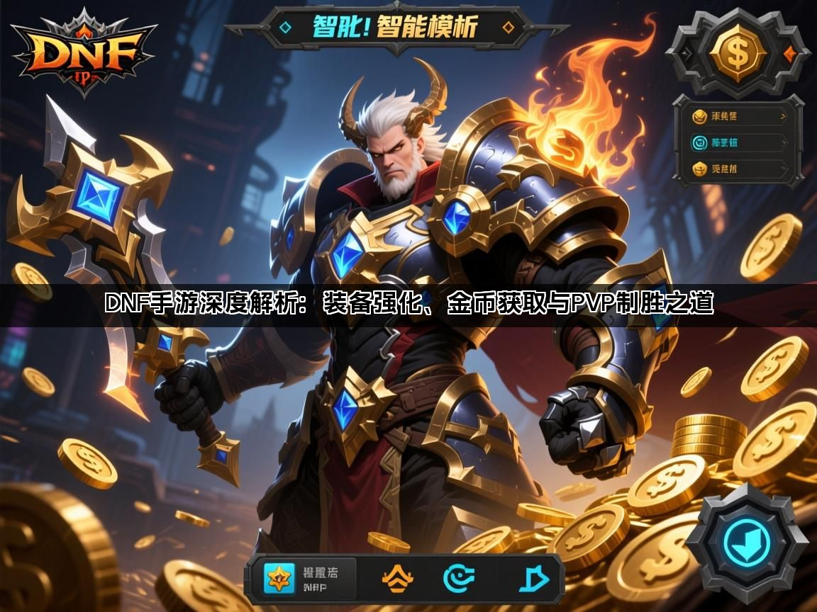 DNF手游深度解析：装备强化、金币获取与PVP制胜