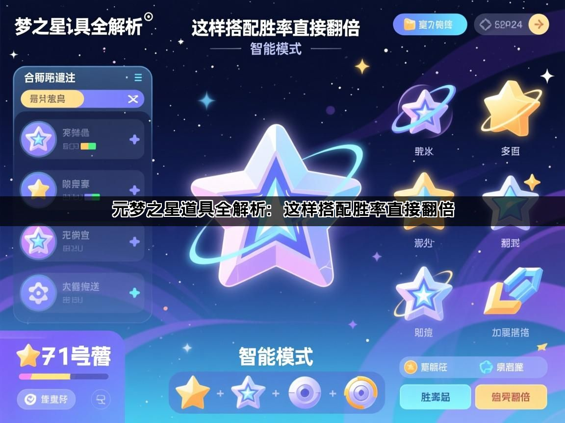 元梦之星道具全解析：这样搭配胜率直接翻倍