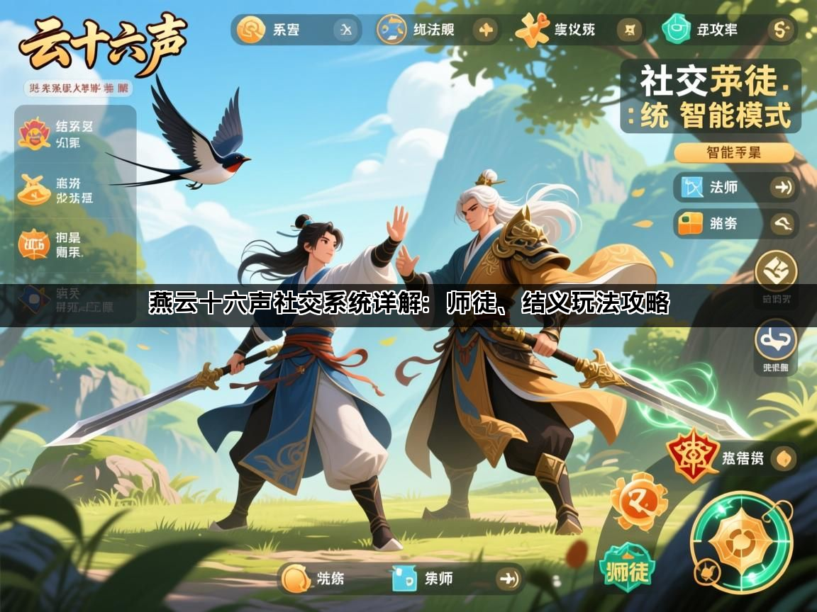 燕云十六声社交系统详解：师徒、结义玩法攻略